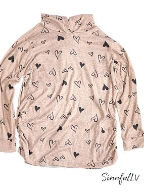 Love Maternity Hoodie With Rouching On Sides Lrg.